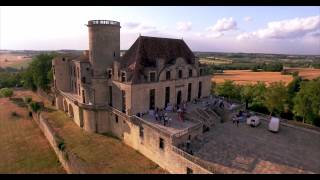 Flying France  stunning aerial video of the French countryside castles and vineyards [upl. by Eadwina401]