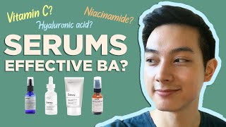 BEST SERUMS NIACINAMIDE VIT C HYALURONIC ACID  Effective ba My Personal Experience  Jan Angelo [upl. by Damick]