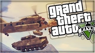 GTA 5  Airborne Assault GTA V Online Funny Moments [upl. by Solnit]