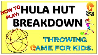 Hula Hut Breakdown  BEST PE Game for kids  PhysedGames  Throwing dodgeball game  TheGamesGurus [upl. by Notned]