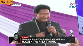 Senator Ledama Olekinas full speech at Rita Tininas burial service [upl. by Gnoh]