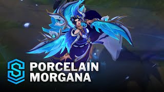 Porcelain Morgana Skin Spotlight  PreRelease  PBE Preview  League of Legends [upl. by Gualtiero907]