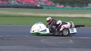 Classic Sidecar Racing  CRMC Croft 2022  High Speed Classic Motorsport [upl. by Gurtner560]