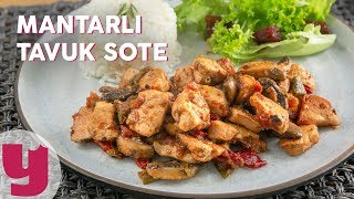 Mantarlı Tavuk Sote Tarifi  Tavuk Yemekleri  Yemekcom [upl. by Ameyn517]