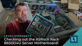 Checking Out The ASRock Rack B650D4U Server Motherboard [upl. by Ardnusal797]