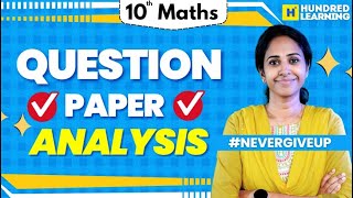 10th Maths 2nd Mid Term Question Paper Analysis  Important Questions  10thmaths centumhacks [upl. by Dellora]