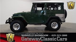 1969 Toyota Landcruiser FJ40  Gateway Classic Cars of Nashville 110 [upl. by Liuqa]