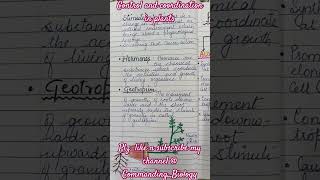 Control and coordination in plants plant movements n hormones biologyshortsfeedyoutubeshorts [upl. by Anoi]