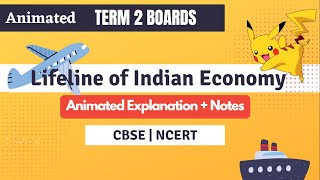 LIFELINES OF NATIONAL ECONOMY  CLASS 10  CBSE GEOGRAPHY CHAPTER 7 [upl. by Aerised]