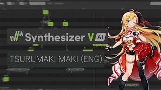 Synthesizer V AI  Tsurumaki Maki ENG All Vocal Modes  CrossLingual Synthesis [upl. by Imeon]