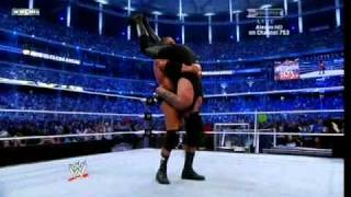 Triple H Tombstone Piledriver To The Undertaker WM27 [upl. by Tebor633]