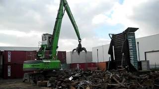 Loading Scrap Metal Container for Exporting [upl. by Falkner]