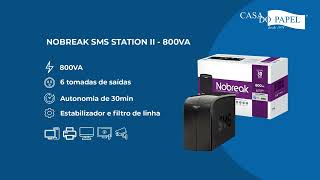 Nobreak SMS Station II 800 VA e SMS Station II 1200VA [upl. by Clemmie]