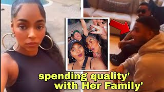 Ashanti amp Nelly Spending Some Quality time with Her Family After Showing Baby pumps [upl. by Nylirad]