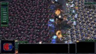 200 THORS vs 200 IMMORTALS STARCRAFT 2 [upl. by Akaya]