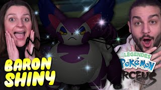 ON CAPTURE ENCORE UN BARON POKEMON SHINY  CAPTURE SHINY LEGENDES POKEMON ARCEUS [upl. by Eriam]