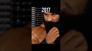 Jinder Mahal transformation 20102023 shorts trending wwe jindermahal [upl. by Neirol]