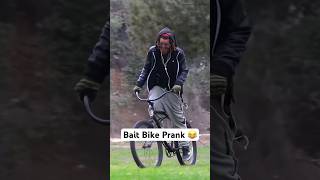 Bait Bike Prank 😂 joeysalads pranks Shorts [upl. by Christin]