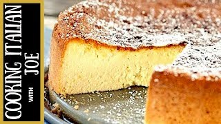 Ricotta Cheesecake  Cooking Italian with Joe [upl. by Olav]