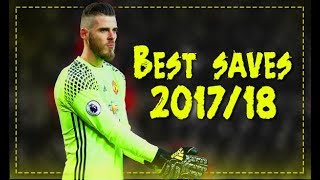 David De Gea 201718  Best Saves Compilation  Manchester United  HD 1080p [upl. by Nedloh]