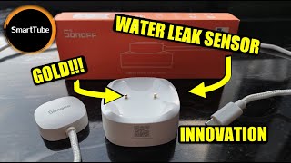 Innovative Water Leak Sensor With 2M Cable Sensor from Sonoff on Zigbee SNZB05P sonoff waterleak [upl. by Hasin]