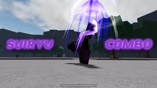 EASY TRUE ONE SHOT SUIRYU COMBO  Roblox TSBG [upl. by Philomena]