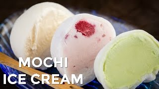 How to Make Mochi Ice Cream Recipe もちアイスクリームの作り方（レシピ） [upl. by Anuahsal394]