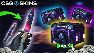 WHAT A 3000 CASE BATTLE Csgoskins Promo Code 2024 [upl. by Atinrahc]