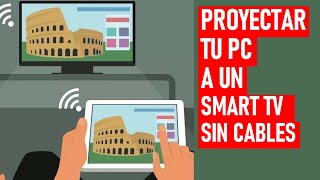 Cómo Proyectar tu Laptop o Computadora a tu Smart TV sin Cables 🌠 [upl. by Rollo]