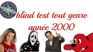 blind test tout genre année 2000 dessin animé série émission chanson film [upl. by Mcmillan254]