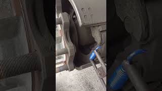 Installation process of brake pad spring [upl. by Elleved383]