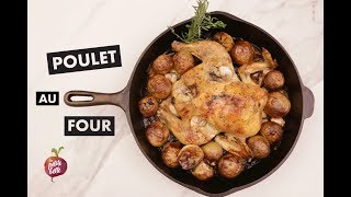 🍗POULET RÔTI 🍗 Chéri cuit son premier poulet au four 🍗 Tuto La petite bette [upl. by Acisej]