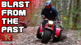 How Capable is a 40Year Old Three Wheeler And is it Fun Pushing My 1983 Honda Big Red 200 Hard [upl. by Evot]