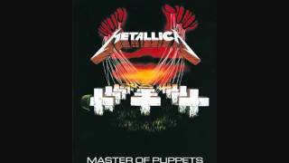 Metallica  Master of Puppets Backing track for drummers no drums [upl. by Venn611]