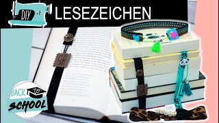 5 Minuten DIY  Lesezeichen nähen  HACK Gummiband besticken [upl. by Neetsuj787]