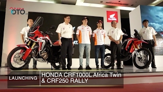 Peluncuran Honda CRF1000L Africa Twin amp CRF250 Rally  OTOcom [upl. by Saberio15]