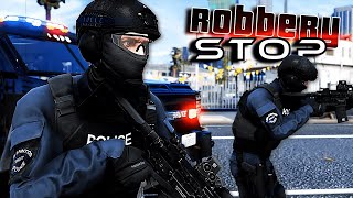 Robbery Stoppers  GTA 5 SWAT Movie 4K Machinima [upl. by Berlauda]