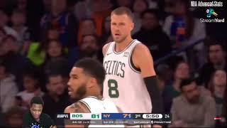 Reacting to Kristaps Porzingis Stellar Performance 22pts 3 Threes 4 Asts vs Knicks 2324 Season [upl. by Leveridge]