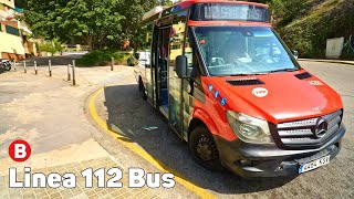 112 Bus  Autobús de Barcelona  Viaje completo [upl. by Yremogtnom]