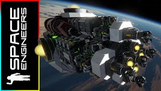 The Mobile Base Demeter  Space Engineers [upl. by Ecinej]