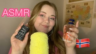 Norwegian ASMR  Recent beauty purchases  Norwegian whispers w English Subtitles [upl. by Ojahtnamas]