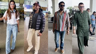 Dinu Morya Alaviaa Jaffrey Randeep Hooda Swapnil Joshi Spotted At Airport [upl. by Arihsat]