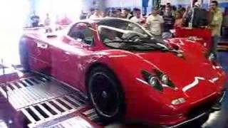 Pagani Zonda on the dyno [upl. by Ready884]