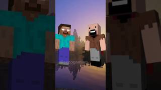 Minecraft Herobrine vs Minecraft Mobs shorts minecraft minecraftmemes herobrine [upl. by Aicertal]