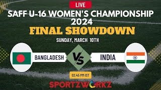 bangladesh vs india saff football 2024 today football live match [upl. by Naivaj]