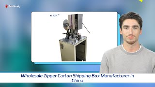 Wholesale Zipper Carton Shipping Box Manufacturer in China [upl. by Gerri]