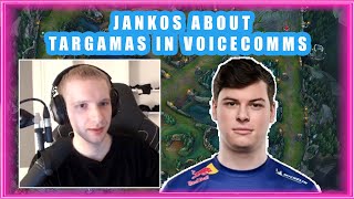 Jankos About TARGAMAS Voicecomms Situation 🤔 [upl. by Carol]