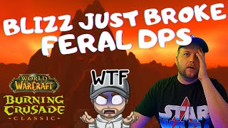 Dear Blizzard Please fix Feral Druid DPS in Classic TBC [upl. by Anavahs]