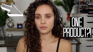 One Product Curly Routine  Maui Moisture First Impression [upl. by Ynaffad]