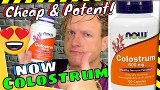 NOW Brand Colostrum The Affordable Capsule for Optimal Health and Wellness [upl. by Foscalina]